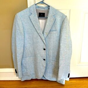 Men’s light blue blazer. Size 38R.
